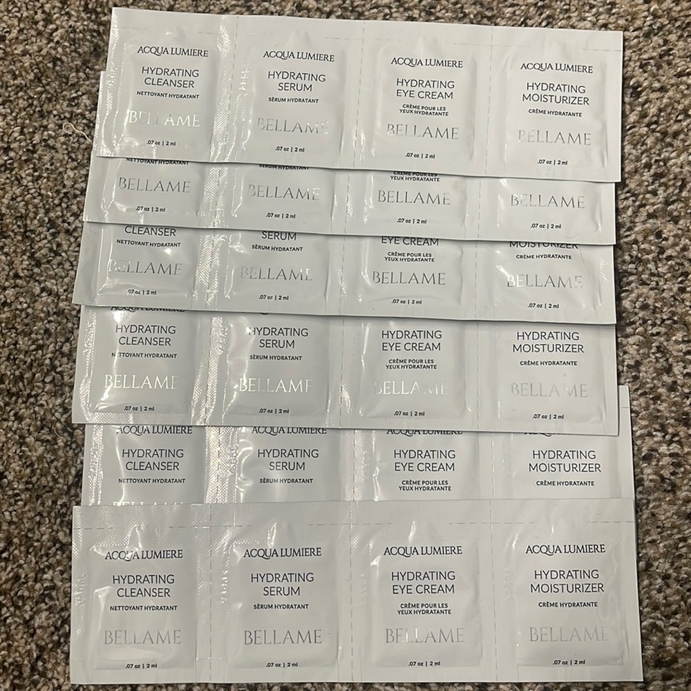 BELLAME Acqua Lumiere Sample Kits